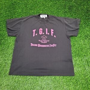 Vintage Bryan Memorial Hospital Shirt Womens XL 22x24 Black
